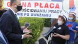Władysław Kosiniak Kamysz na spotkaniu z pielęgniarkami, fot. fot. PAP/Tomasz Gzell
