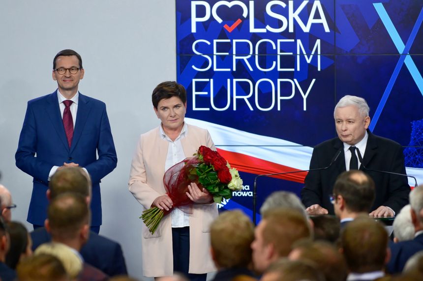 Beata Szydło, Jarosław Kaczyński. fot.PAP/Jakub Kamiński