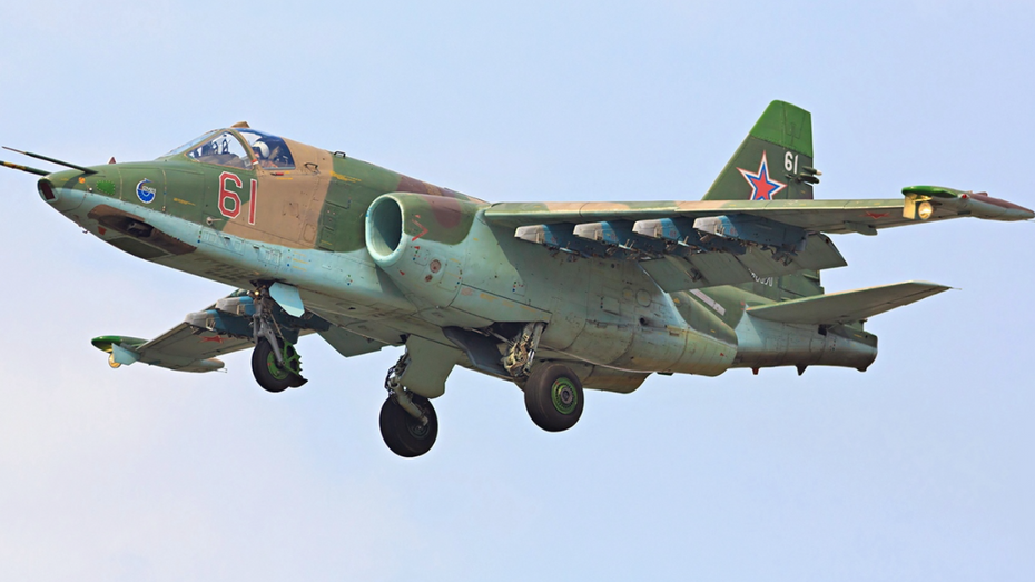 Rosyjski samolot szturmowy Su-25. (fot. Wikipedia)