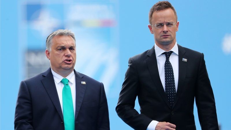 Viktor Orban i Peter Szijjarto, fot. euractiv.com