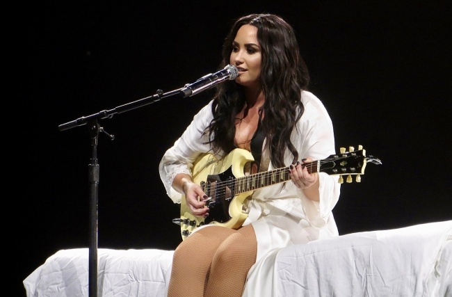 Demi Lovato podczas Tell Me You Love Me Tour, Glasgow, 13 czerwca 2018 roku. Fot. Wikipedia.