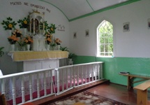 Wnętrze kościółka mariawitów