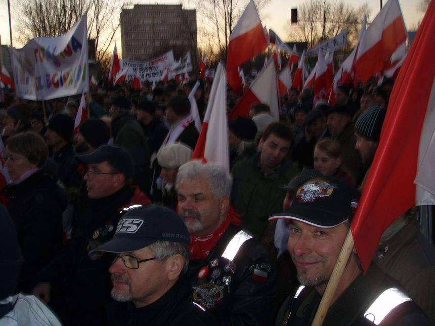 W Marszu wzięli udział uczestnicy Rajdu Katyńskiego