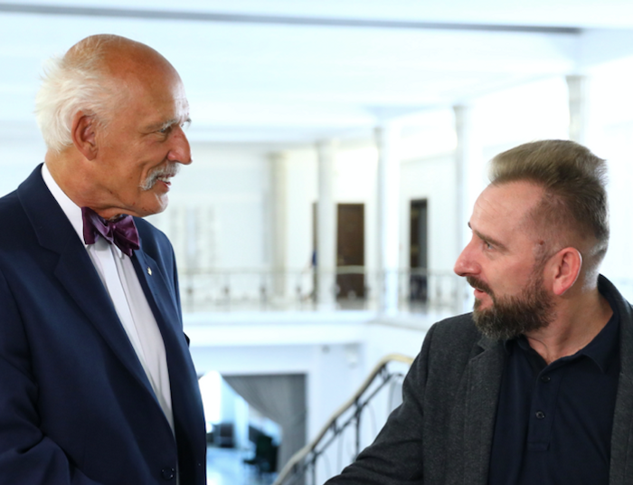 Liroy wulgarnie o Korwin-Mikkem