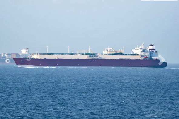 Gazowiec Al Shamal dotarł do portu w Świnoujściu. Źródło: vesselfinder.com
