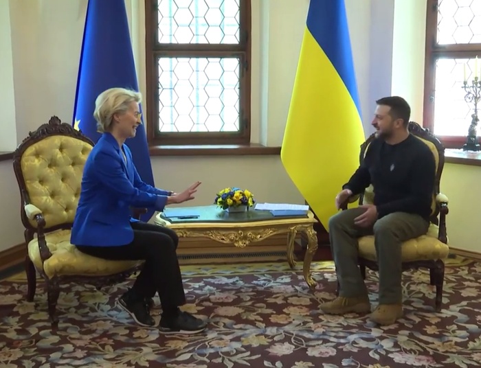 Eksport ukraińskiego zboża. Zełenski poskarżył się von der Leyen