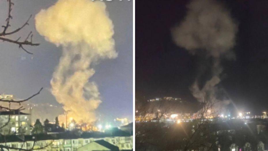Rafineria w mieście Tuapse została zaatakowana przy użyciu dwóch dronów. fot. Astra/Telegram`