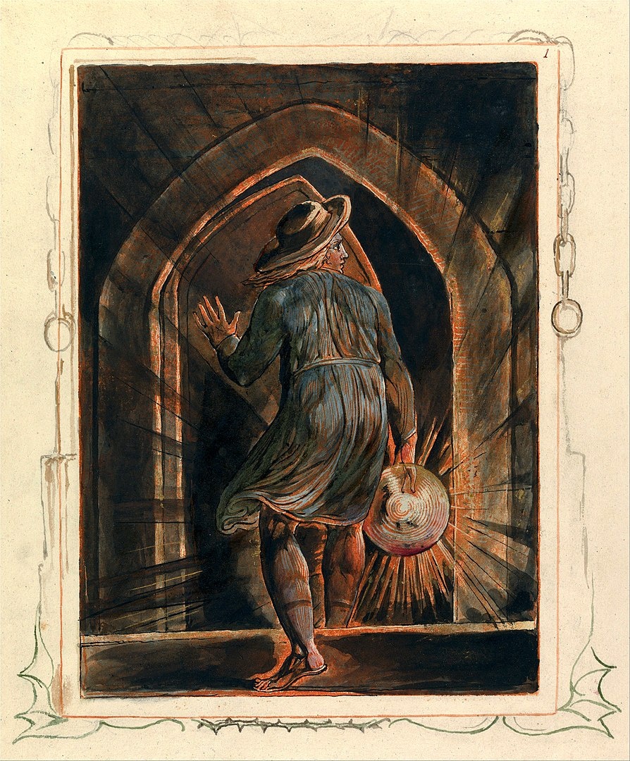 Pierwsza strona "Jerusalem" Williama Blake'a