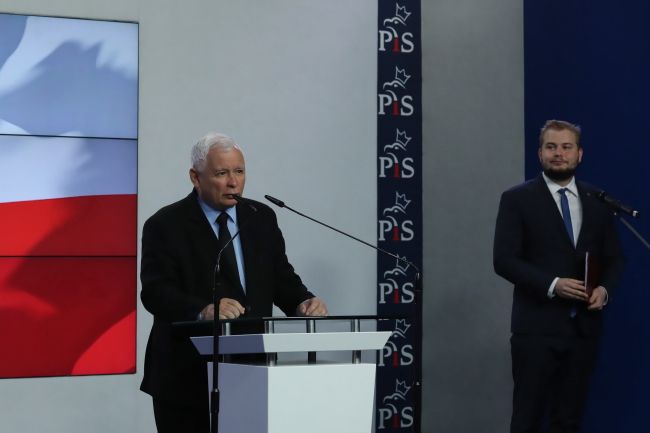 Jarosław Kaczyński, Michał Moskal, PiS
