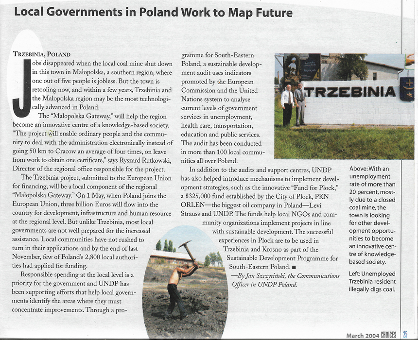 Samorządy lokalne w Polsce pracują z agendą ONZ nad mapą przyszłości