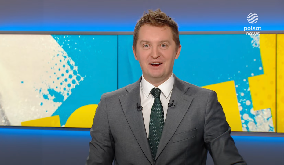 na zdjęciu: poseł PiS Sebastian Kaleta w programie „Grafitti”, prod. Polsat News. źródło: YouTube