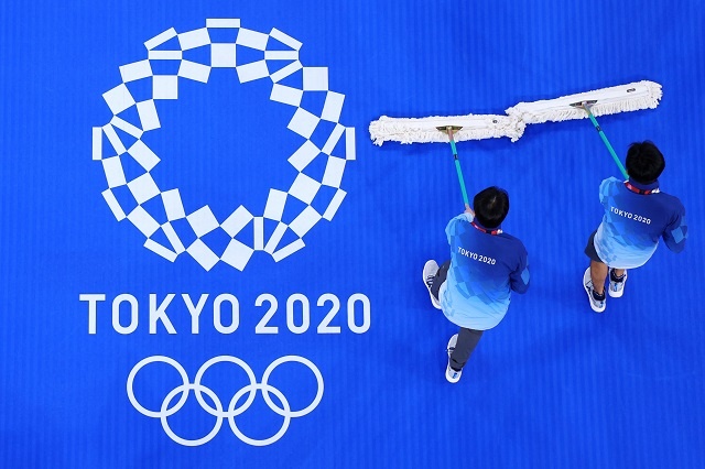 Podczas Igrzysk w Tokio nie mogliśmy jeszcze na podium oglądać Polaka. Fot.:Twitter/#Tokyo2020
