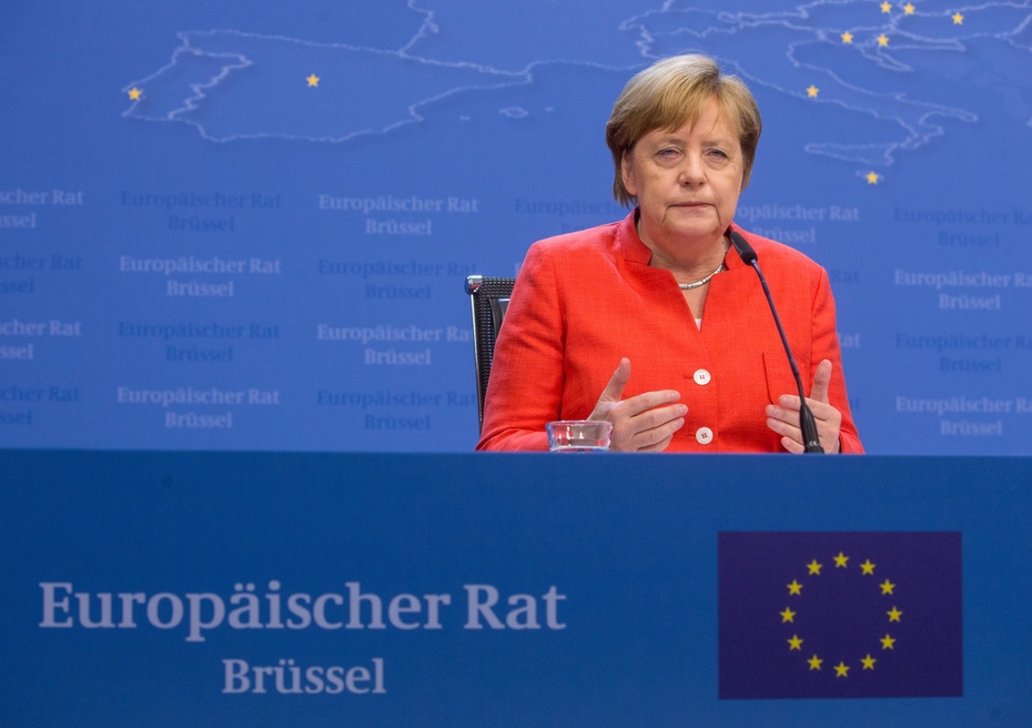 Angela Merkel. fot. PAP/EPA/STEPHANIE LECOCQ