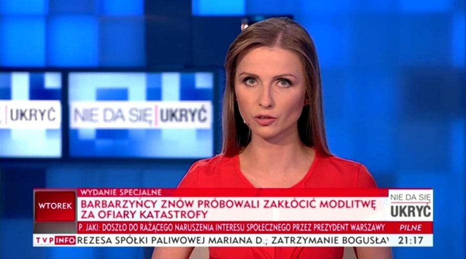 Ewa Bugała, dziennikarka TVP.