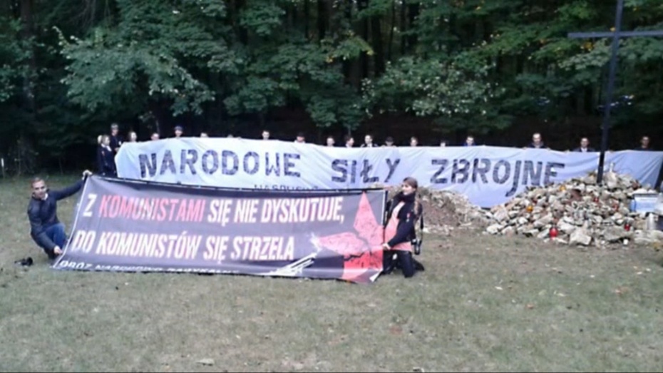 Uroczystości na Polanie Śmierci w m. Barut (Opolszczyzna) 28 września 2013 r. Fot. A. Gużkowski