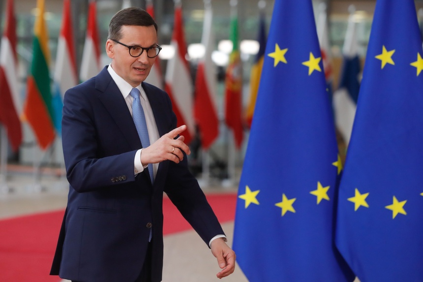 W Brukseli zaczął się szczyt Unii Europejskiej. Obecnym na nim jest również premier Mateusz Morawiecki. Źródło: PAP/EPA/STEPHANIE LECOCQ