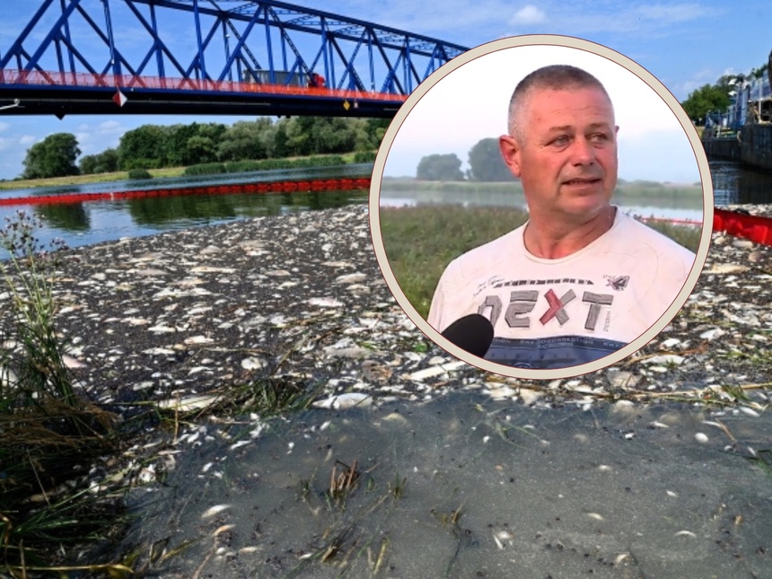 Od końca lipca obserwowany był pomór ryb w Odrze na odcinku od Oławy w dół.
