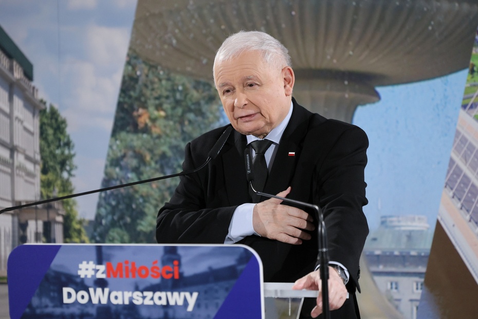 Prezes PiS Jarosław Kaczyński. Fot. PAP/Paweł Supernak