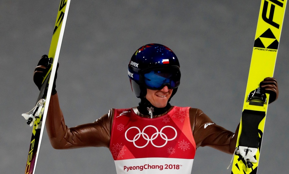 Kamil Stoch złotym medalistą olimpijskim. Fot. PAP/EPA
