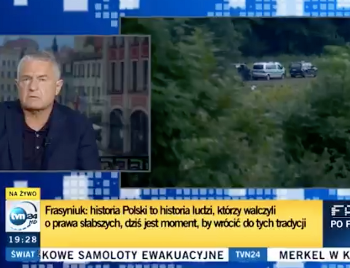 Władysław Frasyniuk obraził żołnierzy służących przy granicy. Skandaliczne słowa w TVN24