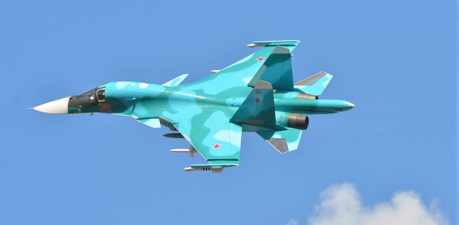 Rosja straciła w ciągu czterech dni co najmniej 7 myśliwców bojowych Su-34.