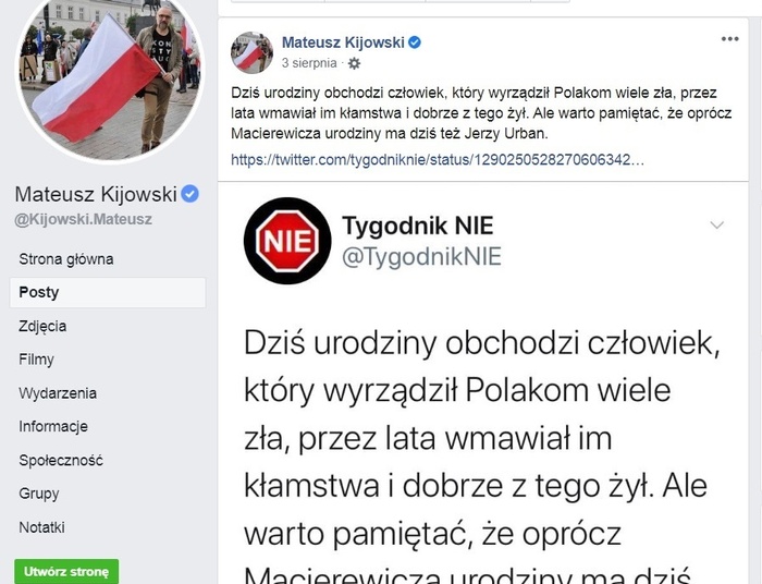 Jerzy Urban i Komitet Obrony Demokracji Ludowej