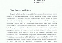 Na żadanie komentatorskich niedowiarków załączam list od Jarosława Kaczyńskiego