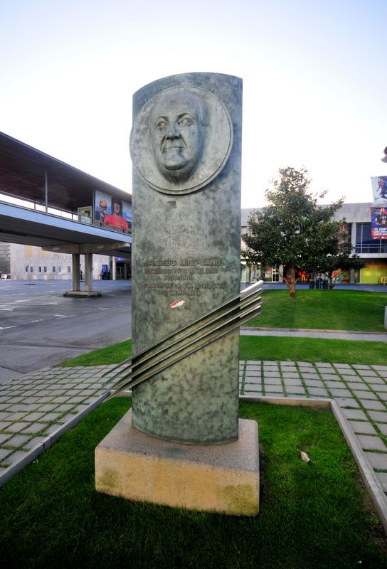 Frances Miro-Sans,prezes FC Barcelona w latach 1953-61.Inicjator budowy Camp Nou