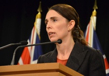 Premier Nowej Zelandii Jacinda Ardern, fot. PAP/ EPA/BORIS JANCIC