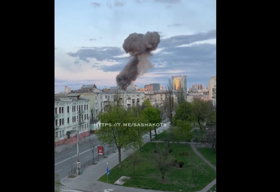 Eksplozja w Kijowie.
