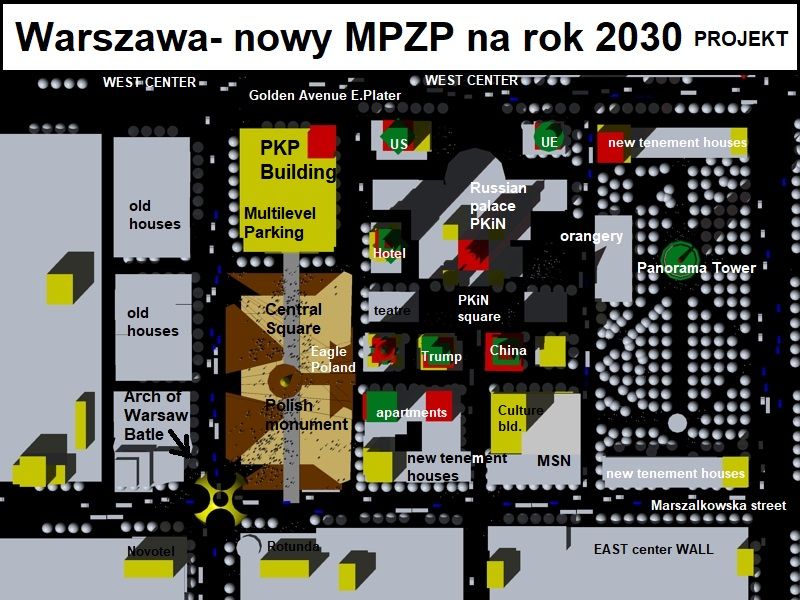 new concept of zoning plan for Warsaw =/-2030 year