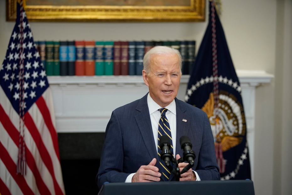 Prezydent USA Joe Biden. Fot. PAP/EPA/Al Drago / POOL