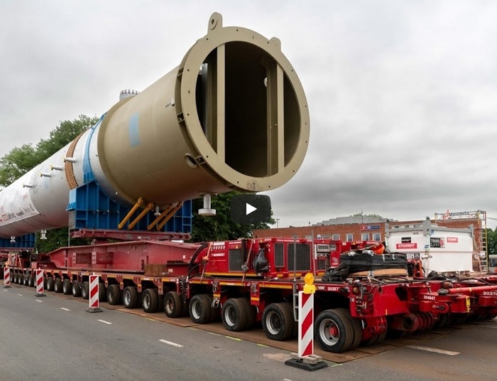 Orlen transportuje niezwykły ładunek. Ludzie wychodzą na ulice, żeby to oglądać