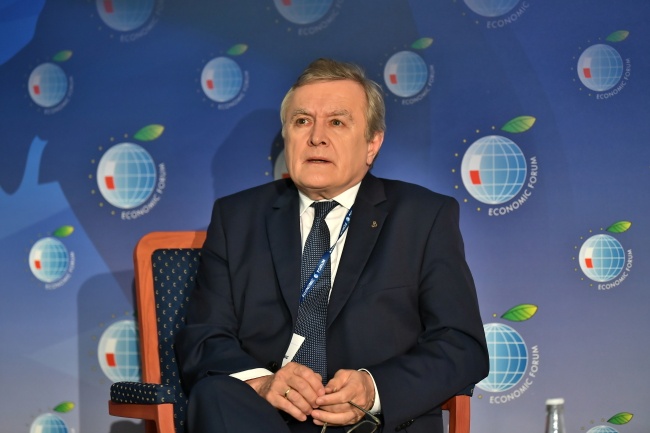 Wicepremier, minister kultury i dziedzictwa narodowego prof. Piotr Gliński. Fot. PAP/Maciej Kulczyński