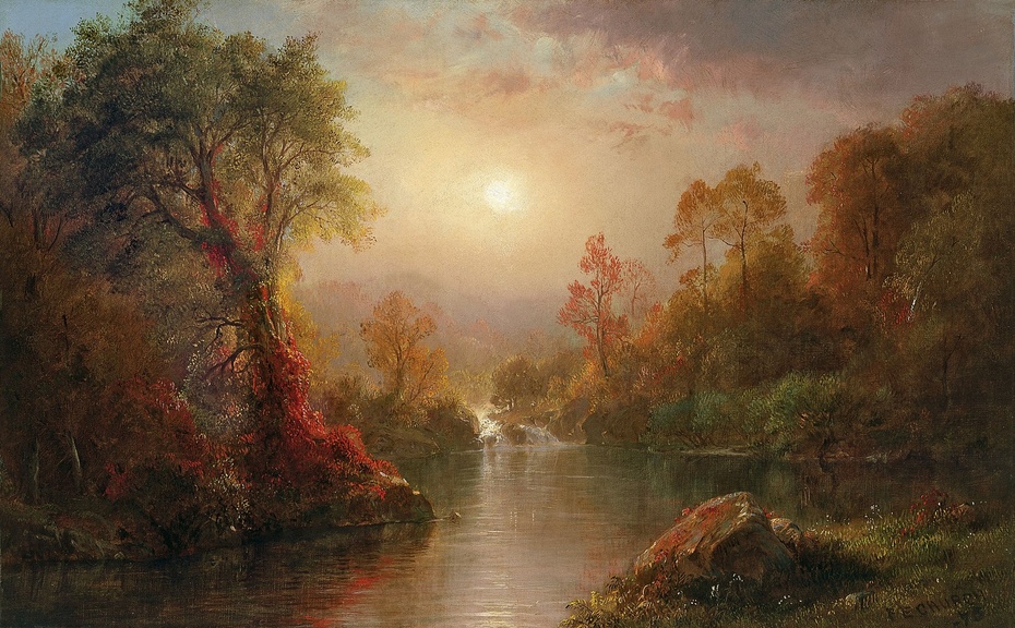 Frederic Edwin Church  (1826–1900), "Jesień"
