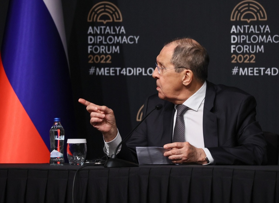 Rosyjski minister spraw zagranicznych Siergiej Ławrowow. Fot. PAP/EPA/RUSSIAN FOREIGN AFFAIRS MINISTRY / HANDOUT HANDOUT