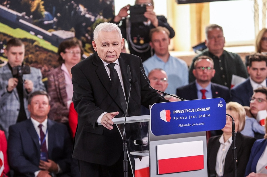 rezes Prawa i Sprawiedliwości Jarosław Kaczyński. Fot. PAP/Adam Kumorowicz