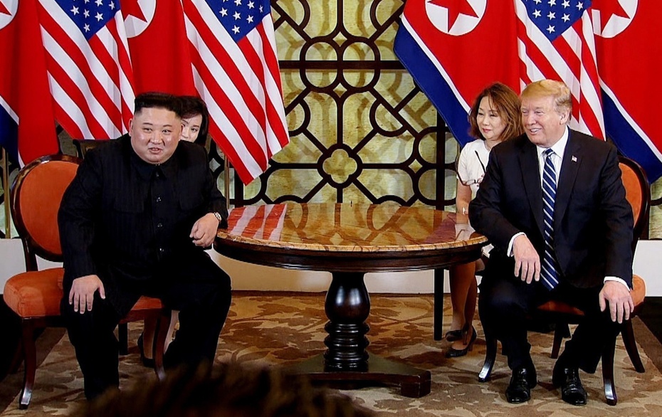 Szczyt Trump-Kim zakończył się wcześniej.fot. PAP/EPA/STRINGER