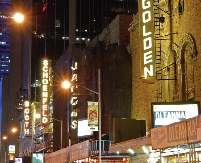 Broadway'owskie teatry w Nowym Jorku. fot. UpstateNYer - Own work, CC BY-SA 3.0