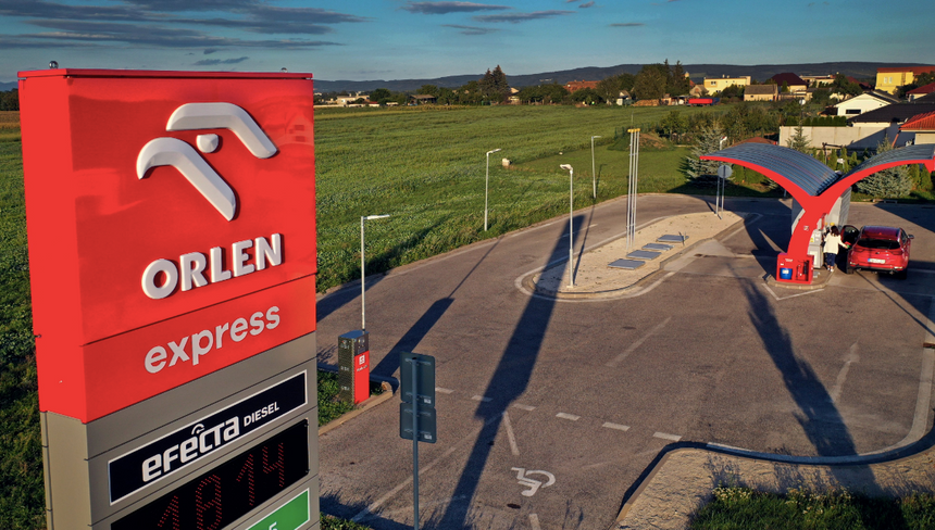 Grupa Orlen otworzyła 10 nowych stacji paliw na Słowacji. Źródło: Twitter/Daniel Obajtek