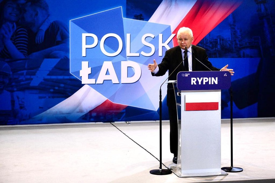 Jarosław Kaczyński w Rypinie. Fot. Twitter/PiS
