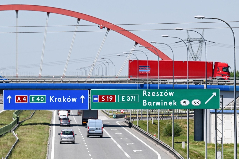 Autostrada A4. Fot. PAP/Darek Delmanowicz