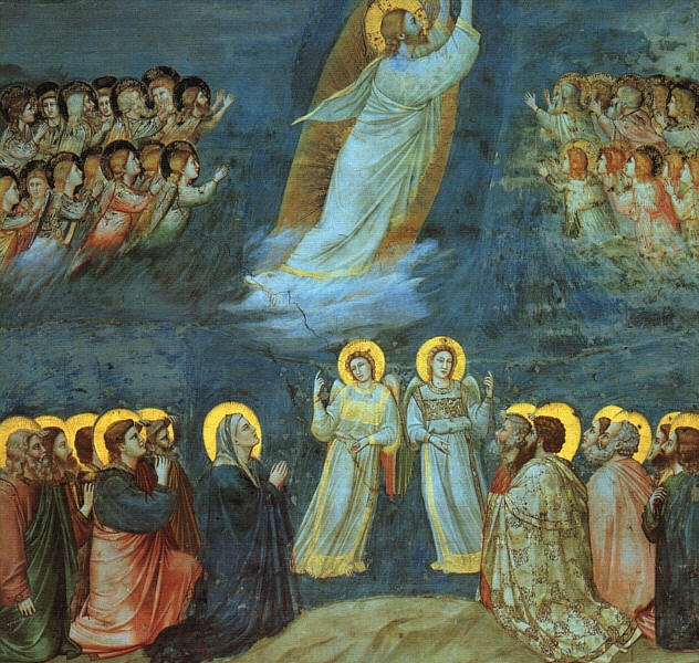 Giotto - Scrovegni - -38- - Ascension.jpg, źródło: Wikimedia commons