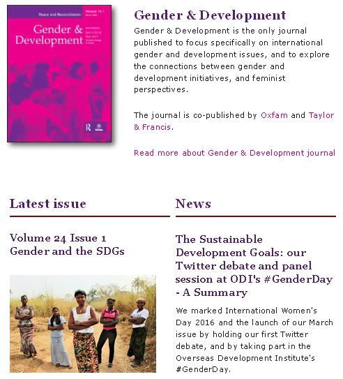 [z daru rodziny Rausingów] do wyboru: Gender i rozwój, albo 8 marca w Afryce