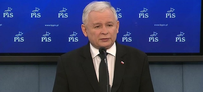 Prezes PiS Jarosław Kaczyński, fot. TVN24/kadr z filmu