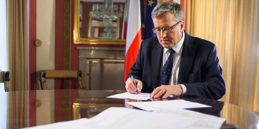 Bronisław Komorowski. Fot. prezydent.pl