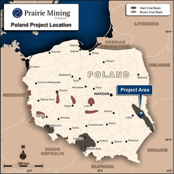 Lokalizacja nowej kopalni. Źródło: Materiały inwestora