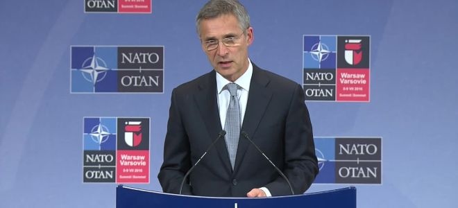 Sekretarz generalny NATO, Jens Stoltenberg.