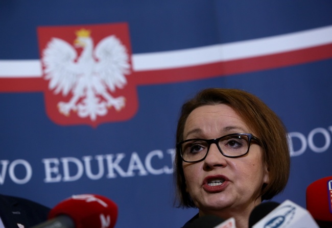 Minister edukacji narodowej Anna Zalewska. fot.PAP/Tomasz Gzell