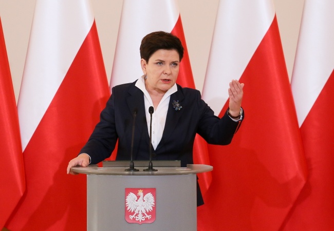 Premier Beata Szydło. fot. PAP/Paweł Supernak